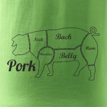 Prase nákres rozřezání