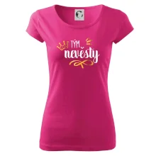 Tým nevěsty princezna - zlatý potisk