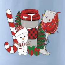 Vánoce, víno a sněhulák