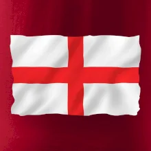 Anglická vlajka vlající