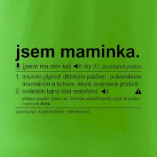 Jsem maminka. Mluvím plynně dětským pláčem bíle