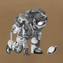 Americký fotbal astronaut