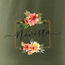 Nevěsta čtverec oranžový