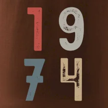 Vintage číslice 1974