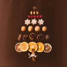 Vánoční stromeček ze sušených plodů