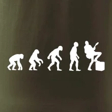 Evoluce kytarista - noha na kombu