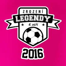 Zrození fotbalové legendy - tvůj den a rok narození