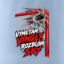 Hokejový střelec vymetá vingly