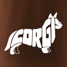Corgi - nápis v těle