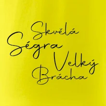 Velký brácha - nápis na zádech