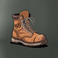 Turistická narozeninová bota 55