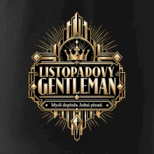 Listopadový gentleman zlatý art deco motiv