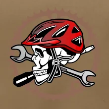 Lebka biker opravář