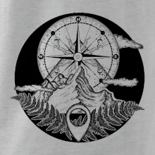 Cestování - hory kompas