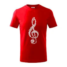 Houslový klíč z not