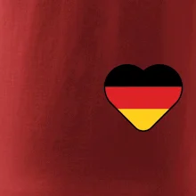 Germany love malé - Německá vlajka