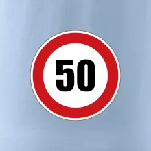 Dopravní značka - omezení rychlosti 50