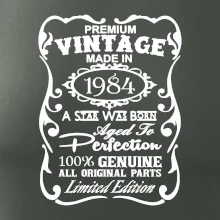 Vintage Etiketa - 1984