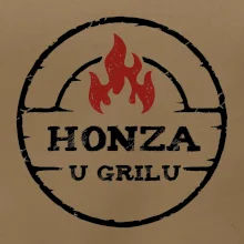 Vlastní jméno u grilu v kruhu Vlastní jméno u grilu v kruhu