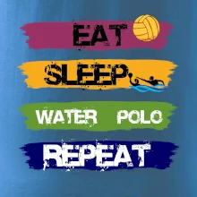 Eat sleep watter polo barevné