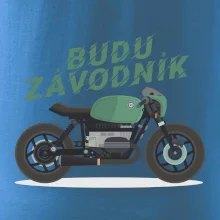 Budu závodník  zelený cafe racer