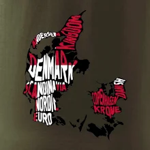 Mapy - názvy měst - Dánsko