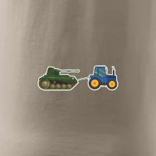 Ukrajinský traktorový pluk ulovil tank