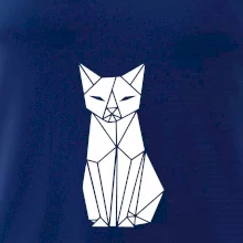 Origami kočka zepředu