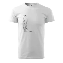 Surikata černá kresba