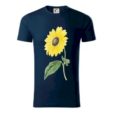 Slunečnice otočená