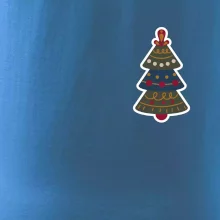 Folklor na prsu vánoční stromek