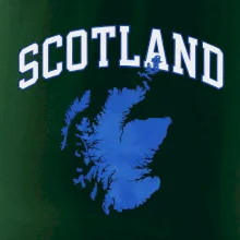 Scotland nápis s mapou Scotland nápis s mapou