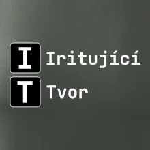 IT Nápis Iritující Tvor