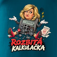 Alenka - rozbitá kalkulačka