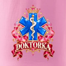 Doktorka - stuhy a kříž