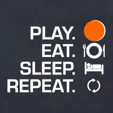 Hokejbal - Play eat sleep repeat
