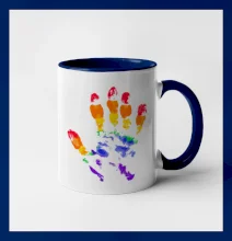LGBT hand print