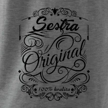 Vintage nejlepší sestra 100% kvalita