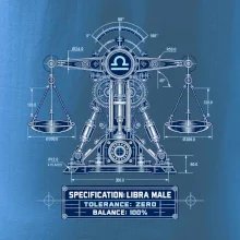 Váhy Engineering of Libra technický motiv