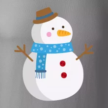 Sněhulák se šálou