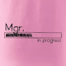 In progress titul Mgr.  magistr / magistra