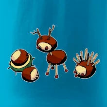 Kaštanová zvířátka - v řadě