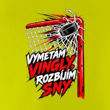 Hokejový střelec vymetá vingly