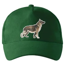 Německý ovčák - hnědý kreslený