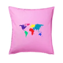 Světové kontinenty bez názvů - barevné