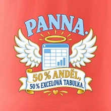 Panna. 50 % anděl, 50 % excelová tabulka