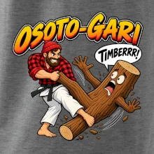 Osoto gari timber judo