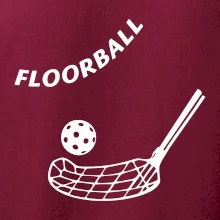 Floorball nápis šikmo