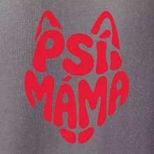 Psí máma nápis v hlavě