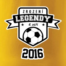 Zrození fotbalové legendy - tvůj den a rok narození